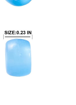 Gxueshan 1000 Pcs Acrylic 9 Color Pony Beads 6x9mm Bulk Glow in The Dark for Necklace, Friendship Bracelet Making, Hair Braids Kandi
