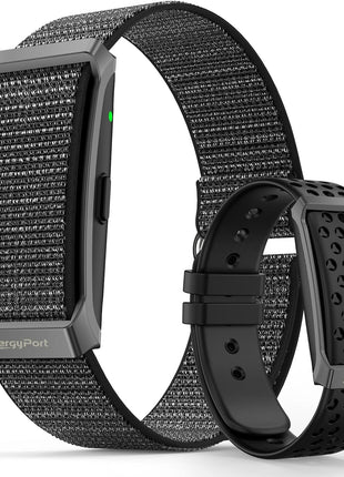 EnergyPort Fitness Tracker,Wearable Health Smart Bracelet Band with Blood Oxygen 170+ Sport Mode 60-Day Battery,Lifetime Membership,Activity Tracking Heart Rate Sleep Monitor for Android iOS,2 Bands