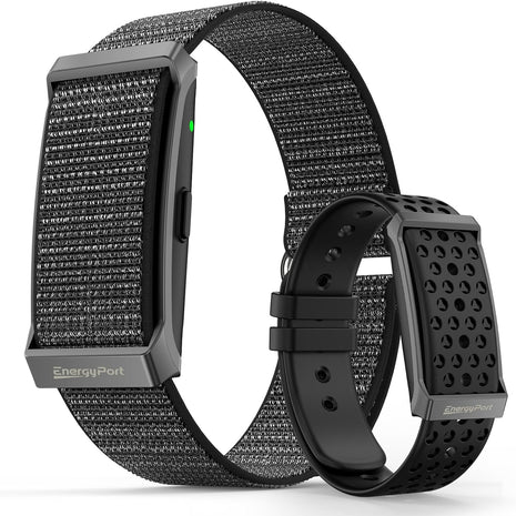 EnergyPort Fitness Tracker,Wearable Health Smart Bracelet Band with Blood Oxygen 170+ Sport Mode 60-Day Battery,Lifetime Membership,Activity Tracking Heart Rate Sleep Monitor for Android iOS,2 Bands