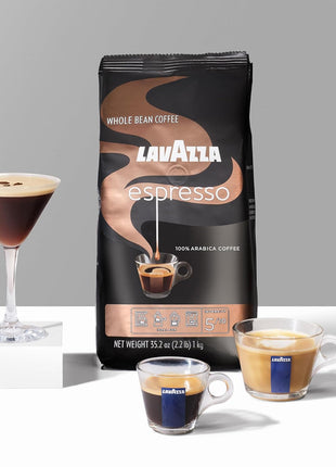 Lavazza Espresso Whole Bean Coffee, Medium Roast, 100% Arabica, 2.2 lb Bag