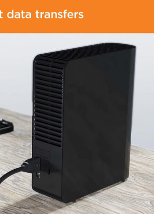 Western Digital WD 24TB Elements Desktop External Hard Drive for Plug-and-Play Storage, USB 3.2 Gen1 - WDBWLG0240HBK-NESN