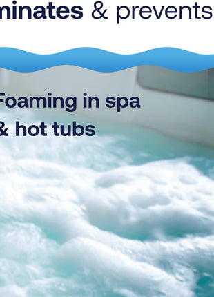 HTH Spa 86116 Defoamer, Spa & Hot Tub Chemical Eliminates Foaming, Softens Water, 16 oz