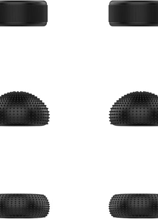 Lenovo Legion Go Joystick Caps - Eclipse Black Replacement Thumb Grips for Enhanced Gaming Precision Compatible with Nintendo Switch, PS5, Xbox Controllers Enhanced Comfort & Grip