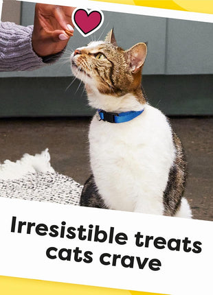 Temptations Cat Treats, Classic Crunchy and Soft Cat Treats, Seafood Medley Flavor, 30 oz. Tub