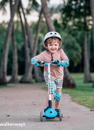 Soft-Style Kids Knee and Elbow Pads with Bike Gloves, Flexible Impact-Resistant Gear for Ages 2-11, Designed for Balance Bikes, Roller-Skating, and Skateboarding