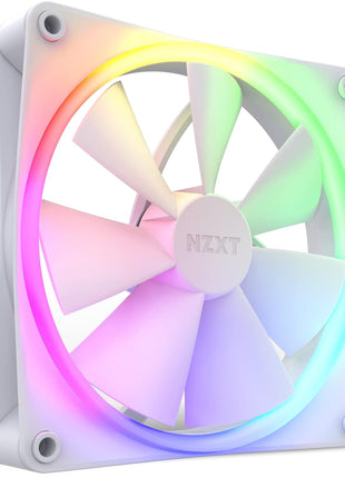 F140RGB - 140mm RGB Fans - Twin + RGB Lighting Controller - White