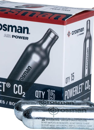 Crosman 15-Count CO2 Cartridges For Air Rifles And Air Pistols