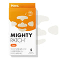 Mighty Patch Hero Cosmetics Face Patch - XL Hydrocolloid Face Mask for Acne, 5 Large Pimple Patches for Zit Breakouts on Nose, Chin, Forehead & Cheeks (1 Count)