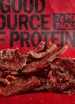 Jack Link's Beef Jerky, Teriyaki, Multipack Bags   Flavorful Meat Snacks for Lunches, Ready to Eat Protein Snacks, Individual Packs   7g of Protein, Made with 100% Beef   0.625 oz (Pack of 5)