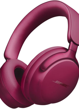 Bose QuietComfort Ultra Bluetooth Headphones, Wireless Headphones with Spatial Audio, Over Ear Noise Cancelling with Mic, Up to 24 Hours of Playtime, Deep Plum - Limited Edition Color