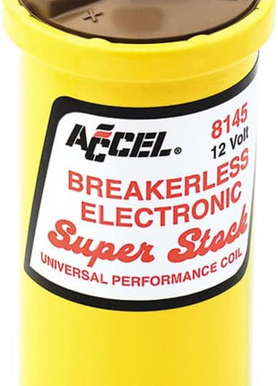ACCEL 8145 Performance Universal SuperStock Yellow Breakerless Electronic Coil