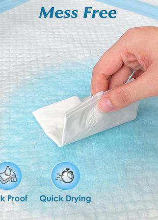 Wowflash Super Absorbency Disposable Leakproof Underpads with Quick Drying for Baby, Adults, Puppy, Dog Bed Pee Pads, Extra Large, XXL Incontinence Pads, 30" x 36", 50 Count