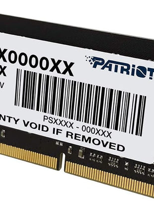 Patriot Signature Line Series DDR4 RAM 16GB (1 x 16GB) 3200MHz SODIMM | Module type: SODIMM.