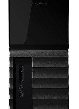 Western Digital 8TB My Book Desktop External Hard Drive, USB 3.0, External HDD with Password Protection and Backup Software - WDBBGB0080HBK-NESN