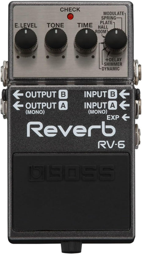 BOSS RV 6 Reverb Guitar Pedal (RV 6)