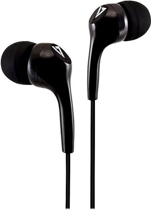 V7 HA105 Lightweight Stereo Earbuds - Black