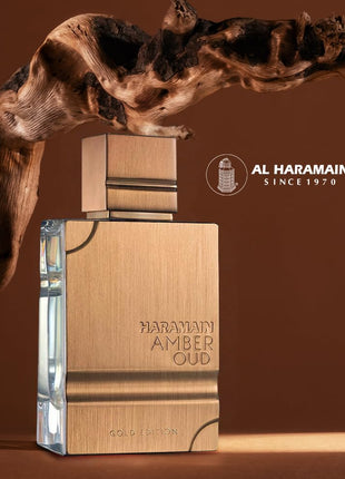 Al Haramain Amber Oud Gold Edition - Arabian Perfume for Women and Men Unisex - Long Lasting Amber - 2 oz