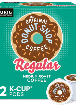 The Original Donut Shop Regular Keurig Single Serve K Cup Pods, Medium Roast Coffee, 72 Count