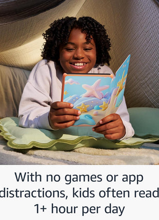 Amazon Kindle Paperwhite Kids 16GB (newest model) – larger 7" glare-free display – Kids read an average of 1+ hour per day with Kindle – Cyber City