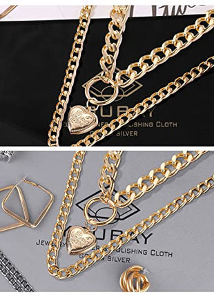 youbay Silver Jewelry Cleaning Cloth - Silver Polishing Cloth for Jewelry, Jewelry Cleaner Cloth for Tarnish Remover, Polishing Cloth for Gold Silver