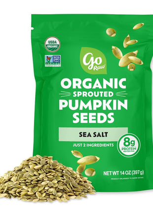 Go Raw Organic Sprouted Pumpkin Seeds, 14 Oz