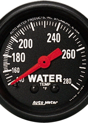 AUTO METER 2606 Z-Series Mechanical Water Temperature Gauge