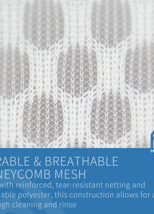 Muchfun 3Pcs Durable Honeycomb Mesh Laundry Bags for Delicates 12x16 Inches | (3 Medium)