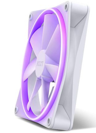 F140RGB - 140mm RGB Fans - Twin + RGB Lighting Controller - White