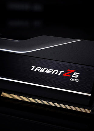 G.SKILL Trident Z5 Neo Series DDR5 RAM (AMD EXPO) 32GB (2x16GB) 6000MT/s CL30-38-38-96 1.35V Desktop Computer Memory U-DIMM - Matte Black (F5-6000J3038F16GX2-TZ5N)