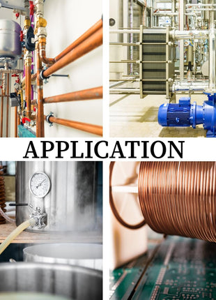 GOORY Copper Tubing 3/8" OD x 0.328" ID x 50 FT - 99.9% C12200 Pure ACR Tube - ASTM B280 Refrigeration T2 Copper Tube Soft Coil - Round Seamless Tubing for HVAC System Refrigerator Industry DIY