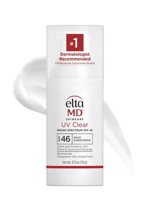 EltaMD UV Clear Face Sunscreen SPF, Oil-Free Sunscreen with Zinc Oxide, Dermatologist Recommended