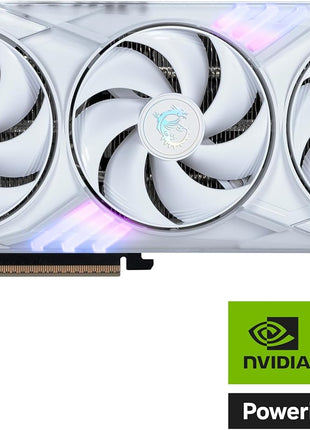 msi Gaming RTX 5060 Ti 8G, Trio OC White Graphics Card (8GB GDDR7,128-bit, Extreme Performance: 2662 MHz, DisplayPort x3 2.1a, HDMI 2.1b, NVIDIA Blackwell Architecture