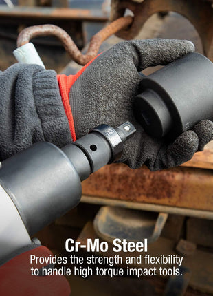 SUNEX TOOLS 2300, 1/2 inch Drive, Universal Impact Joint, Cr-Mo Steel, Radius Corner Design, Flexible, Meets ANSI Standards