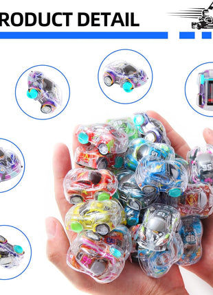 50 Pcs Mini Pull Back Cars Set, Pull Back Racing Vehicles for Kids Toddlers, Bulk Toys Party Favors Treasure Box, Classroom Prizes, Pinata Fillers,Goodie Bag Stuffers for Boys Girls