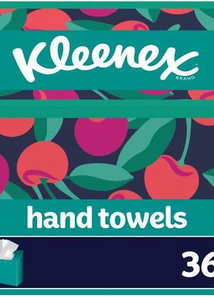 Kleenex Disposable Paper Hand Towels, 6 Boxes, 60 Tissues per Box (360 Total Tissues), Packaging May Vary | 360 Total Tissues