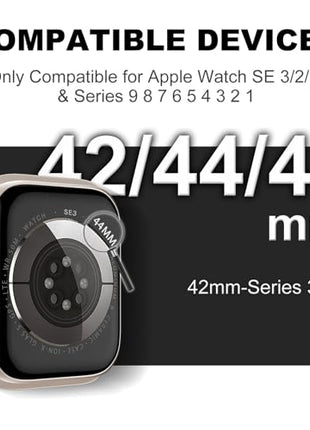 XYF Compatible for Crystal Clear Apple Watch Bands, 45mm 44mm Bumper Case for Men Women Jelly Sport Cover Strap for iWatch Ultra 3 2 Series 11 10 9 8 7 SE 6 5 4 3 (CrystalClear, 44/45)