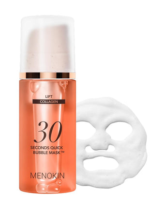 MENOKIN 30 Seconds Bubble Mask LIFT, Collagen Firming Face Mask, 3.21 fl oz