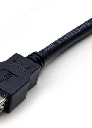 StarTech.com 6 ft Black SuperSpeed USB 3.0 Extension Cable A to A M/F - 2m USB 3 Male to Female Ext Cable/Cord 6ft - 5Gbps (USB3SEXT6BK)