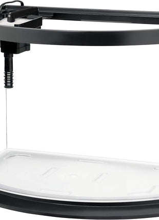 Aqueon LED MiniBow Small Aquarium Fish Tank Kit with SmartClean Technology, Black, 5 Gallon