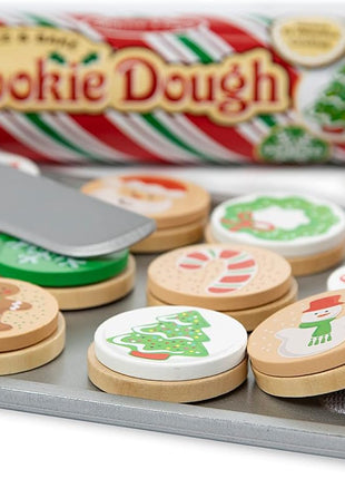 Melissa & Doug Slice and Bake Wooden Christmas Cookie Play Food Set