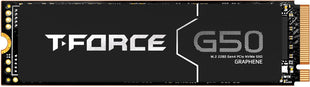 TEAMGROUP T-Force G50 512GB SLC Caching 3D TLC NAND NVMe InnoGrit PCIe Gen4x4 M.2 2280 Gaming SSD with Ultra-Thin Graphene Heat Spreader Works with PS5 Read/Write 5000/2500 MB/s TM8FFE512G0C129