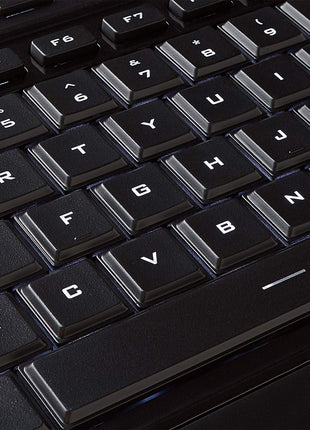 Verbatim Illuminated Wired Keyboard, Black