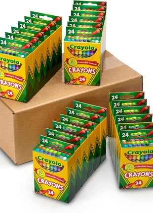 Crayola Crayons Bulk (24 Packs), Teacher Classroom Must Haves & Essentials, School Supplies for Kids, Gifts, Ages 3+ | School Supplies for Kids, Teacher Gifts, Ages 3+