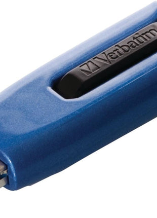 Verbatim 128 GB Store 'n' Go V3 MAX USB 3.0 Flash Drive, Blue/Black 49808 [parallel import goods]
