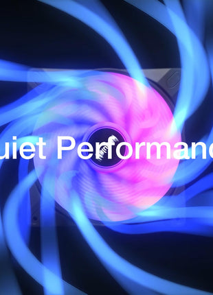 be quiet! Light Wings LX 120mm PWM high-Speed Fan, Illuminated hub, Frosted Blades, Multiple Colors and Modes, Optimized Blades for Extraordinary air Pressure, Daisy Chain Option, Rifle Bearing
