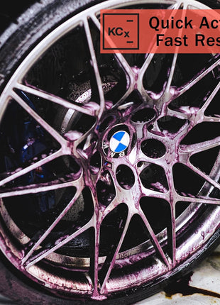 KOCHCHEMIE Magic Wheel Cleaner - Powerful Rim and Rim Well Cleaner; Acid Free, Dissolves Iron Particles Using Visible Red Discoloration, Excellent Adhesion and Viscosity (500 milliliters)