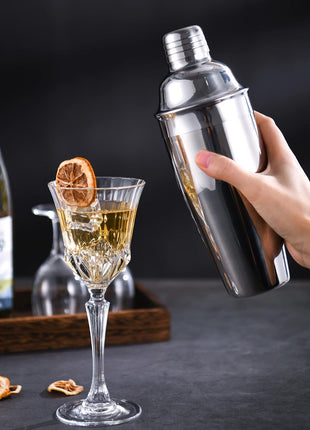 LUCKYGOOBO Cocktail Shaker,24oz Martini Shaker,Drink Shaker Mixer | Built-in Strainer,Professional Stainless Steel Margarita Mixer,Bartender Kit Gifts.