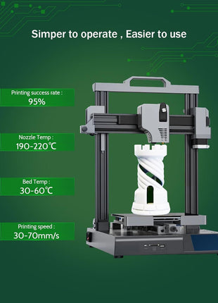 DURAMIC 3D PLA Glow Green in The Dark Filament 1.75mm 1Kg, 3D Printing Luminous Filament 1.75mm Dimensional Accuracy  0.02 mm, Fit Most FDM 3D Printers