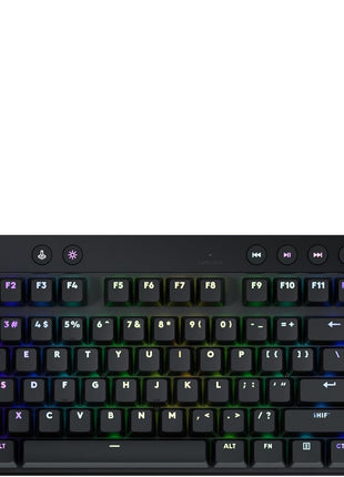 Logitech G PRO X TKL Rapid Tenkeyless Gaming Keyboard (Hall-Effect) - Black | Hall-Effect Magnetic Analog Switches with Rapid Trigger, Lightsync RGB, Detachable USB-C Cable, Volume Roller & Media Buttons