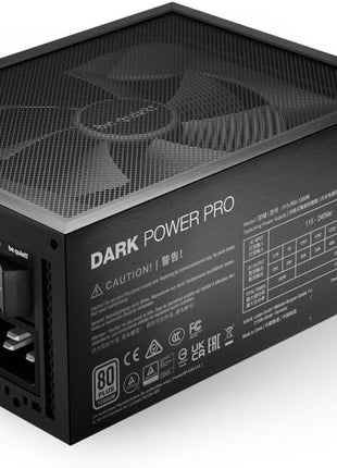 be quiet! Dark Power Pro 13 1300W, ATX 3.1, PCIe 5.1, 80+ Titanium PSU | Digital Voltage Control, Overclocking Key, Individually Sleeved Cables, Silent Wings Fan, Full Bridge LLC, 10-Year Warranty